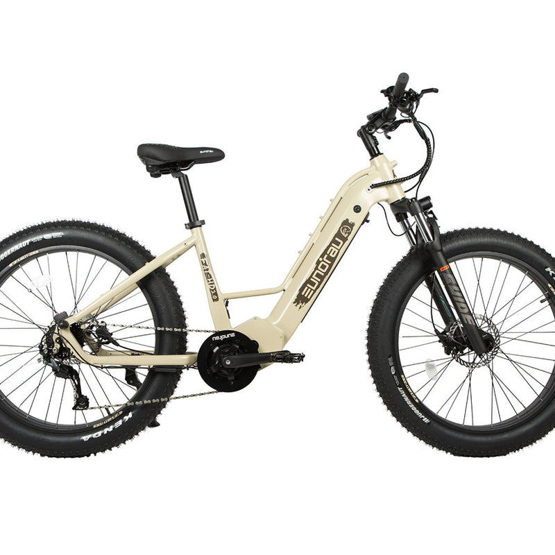 EUNORAU E-BIKE US FAT-HD 2.0 Hunter X7 electric bicycle with thick tires, sleek frame, and handlebar controls.