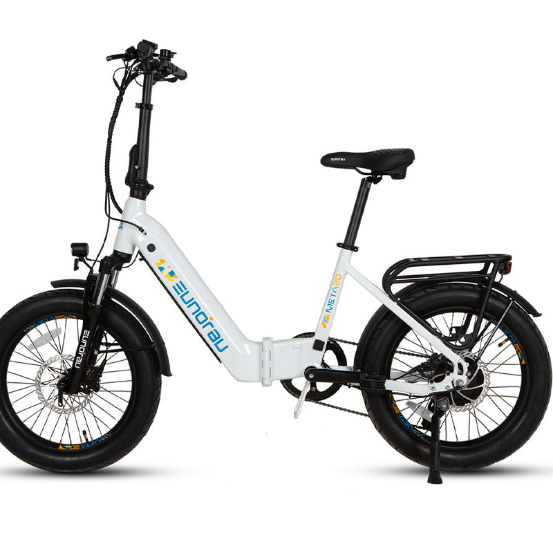 EUNORAU E-BIKE US META20 1.0 electric bicycle with sleek frame and handlebars, ready for urban commuting.
