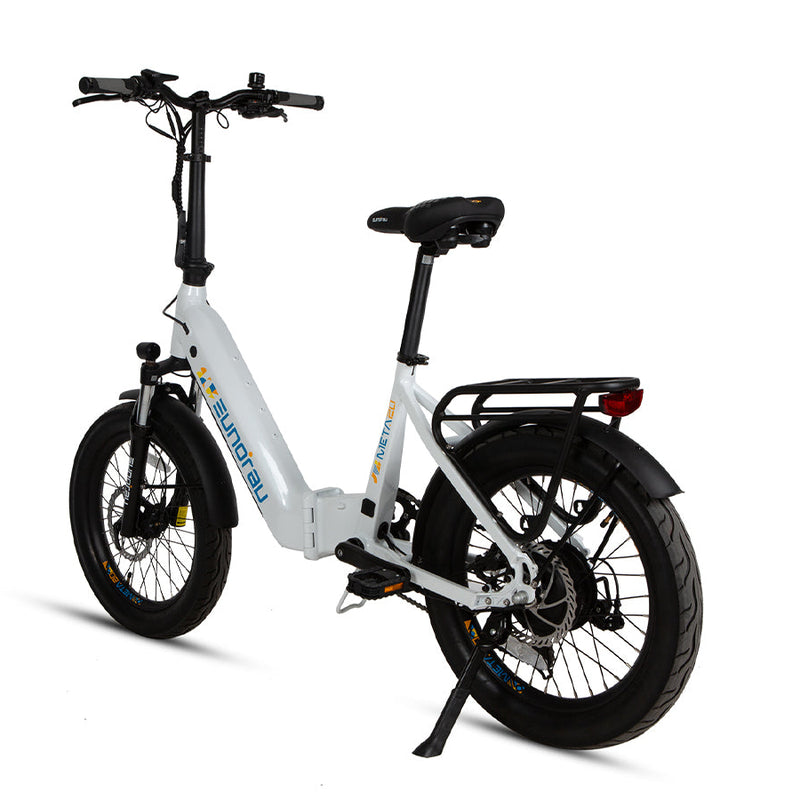 EUNORAU E-BIKE US META20 1.0 electric bicycle with sleek frame and handlebars, ready for urban riding and commuting.