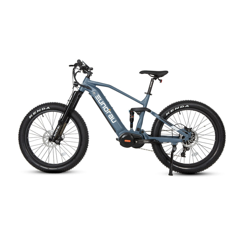 EUNORAU E-BIKE US Specter-S 3.0 Hunter X9 electric bicycle with sleek frame and fat tires, ready for off-road riding.