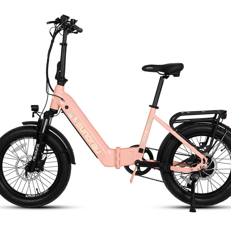 EUNORAU E-BIKE US META20 1.0 electric bicycle with sleek frame and handlebars, ready for urban riding.
