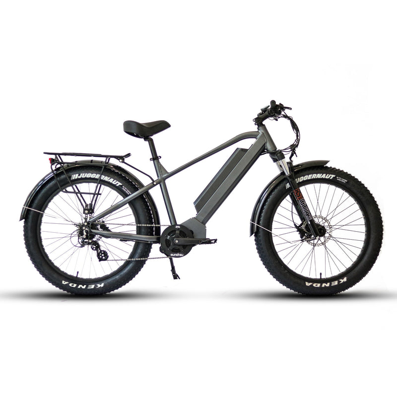 EUNORAU E-BIKE US FAT-HD 1.0 Pro electric bicycle with rugged tires and sleek frame, designed for off-road riding.