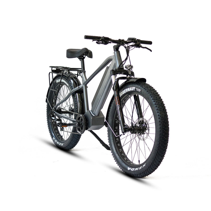 EUNORAU FAT-HD 1.0 Pro electric bicycle with fat tires and robust frame, designed for off-road and urban riding.