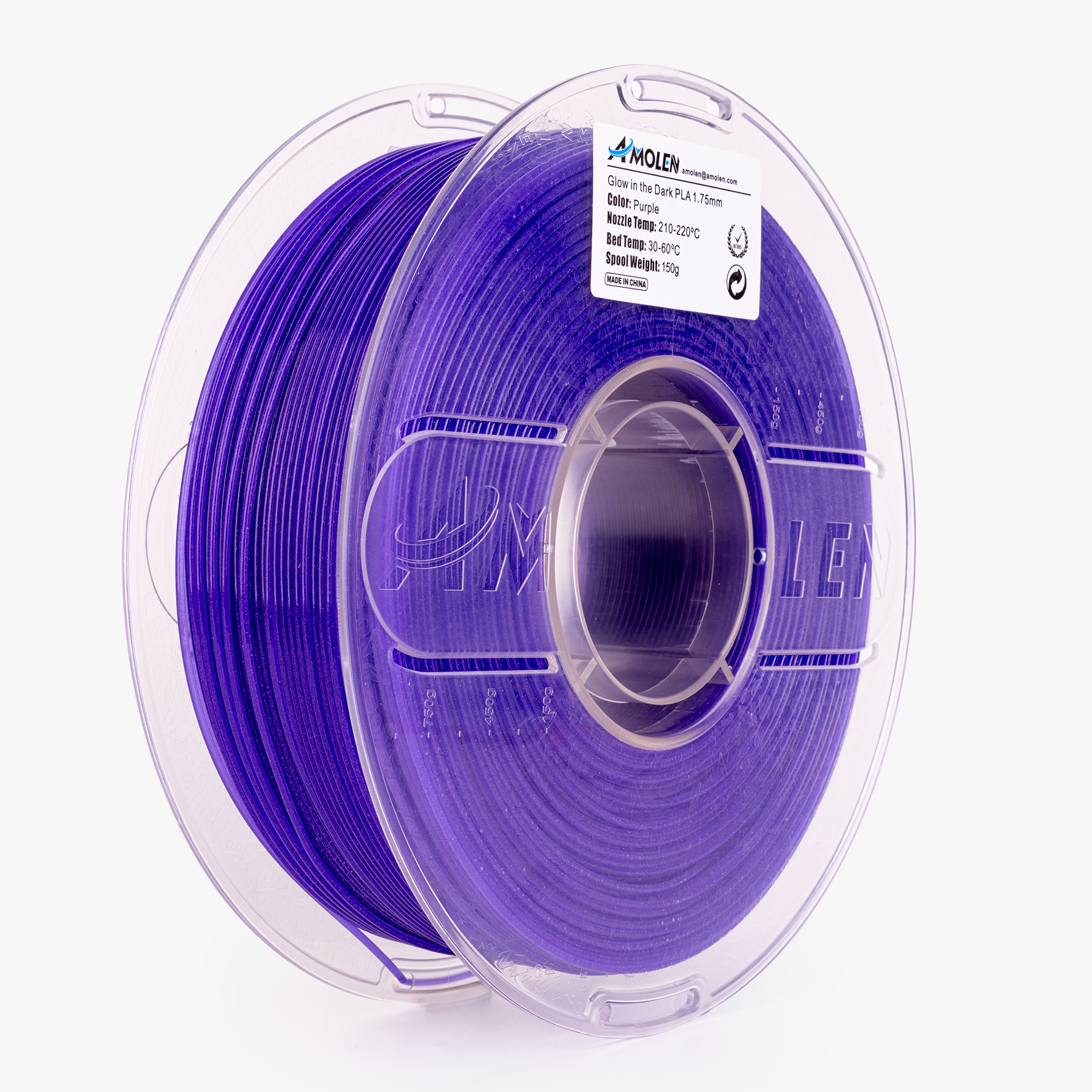 PLA Glow-in-the-Dark 1.75mm, 1KG/2.2LB