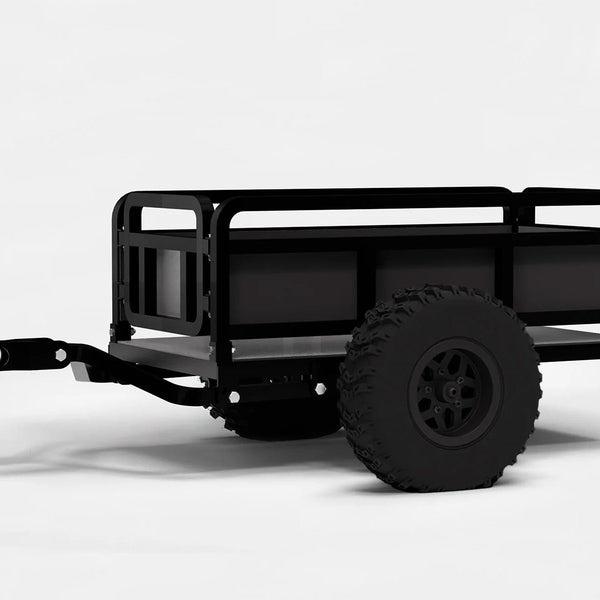 CycleBoard X-Quad 3000 trailer accessory attached to a trailer, showing durable construction and attachment points.