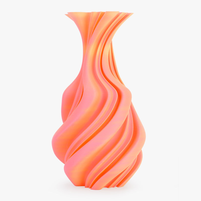 Amolen PLA Matte dual filament 1.75mm 1kg spool showing two color filaments side by side for 3D printing.