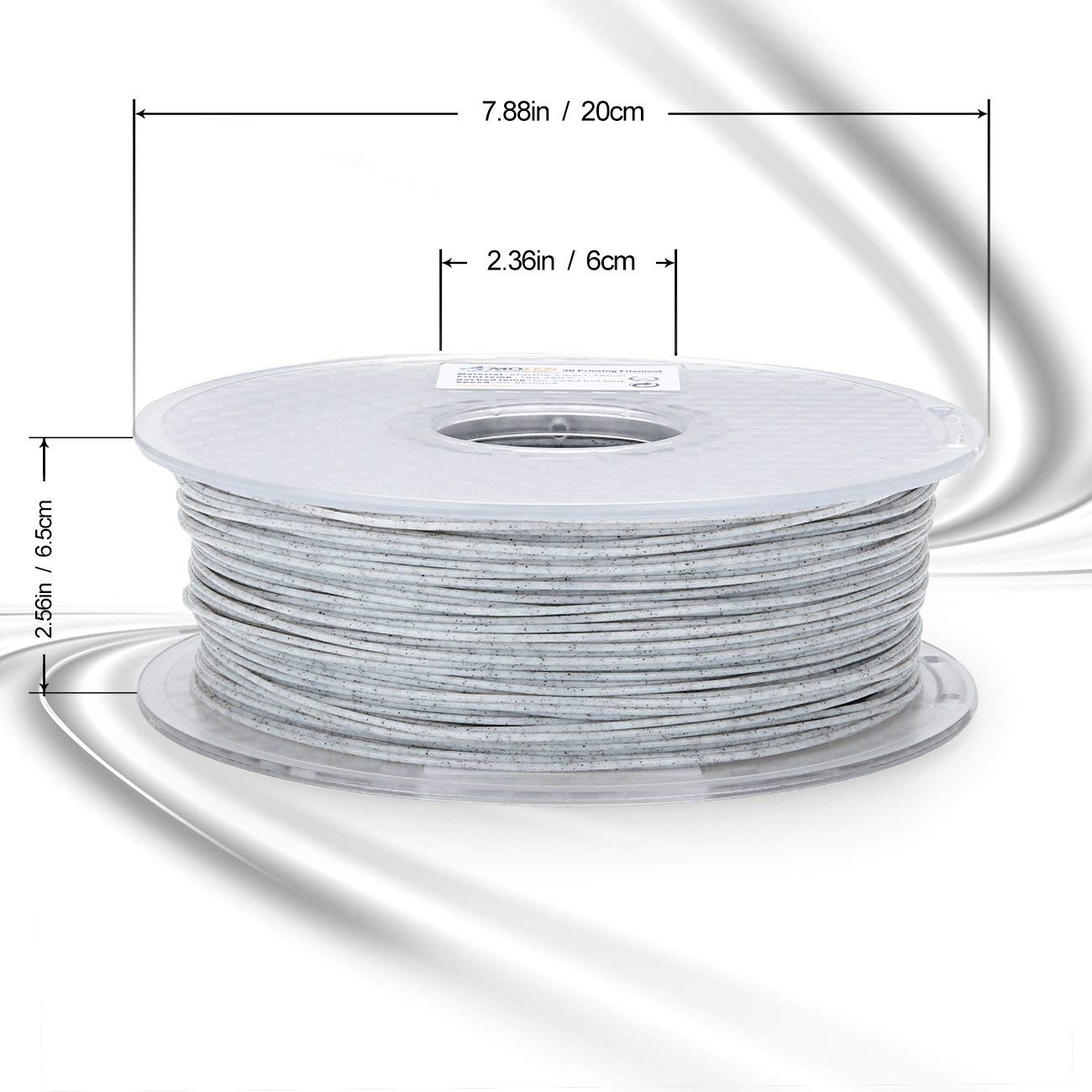 PLA Marble 1.75mm, 1KG/2.2LB