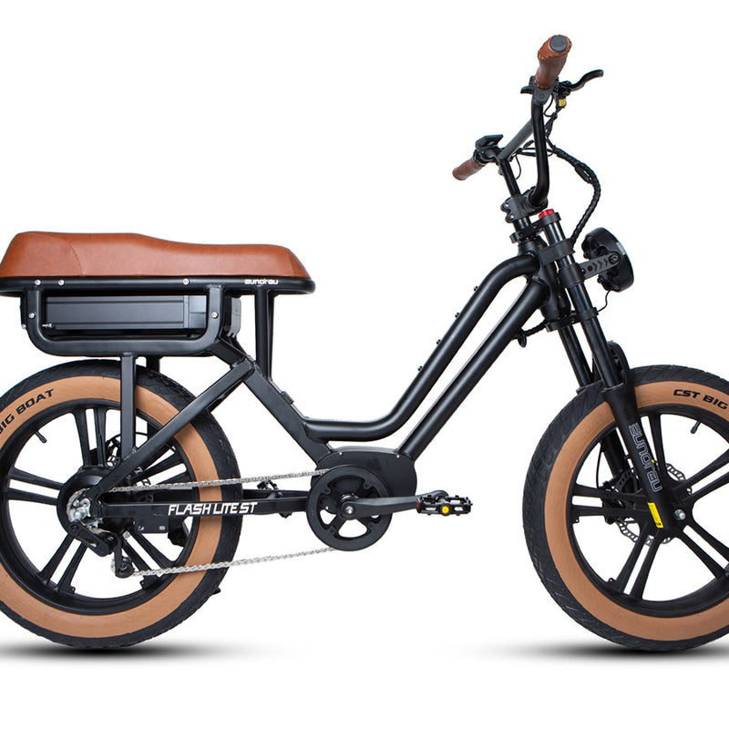 EUNORAU E-BIKE US Flash Lite ST 1.0 electric bicycle with sleek frame and handlebars visible in the image.