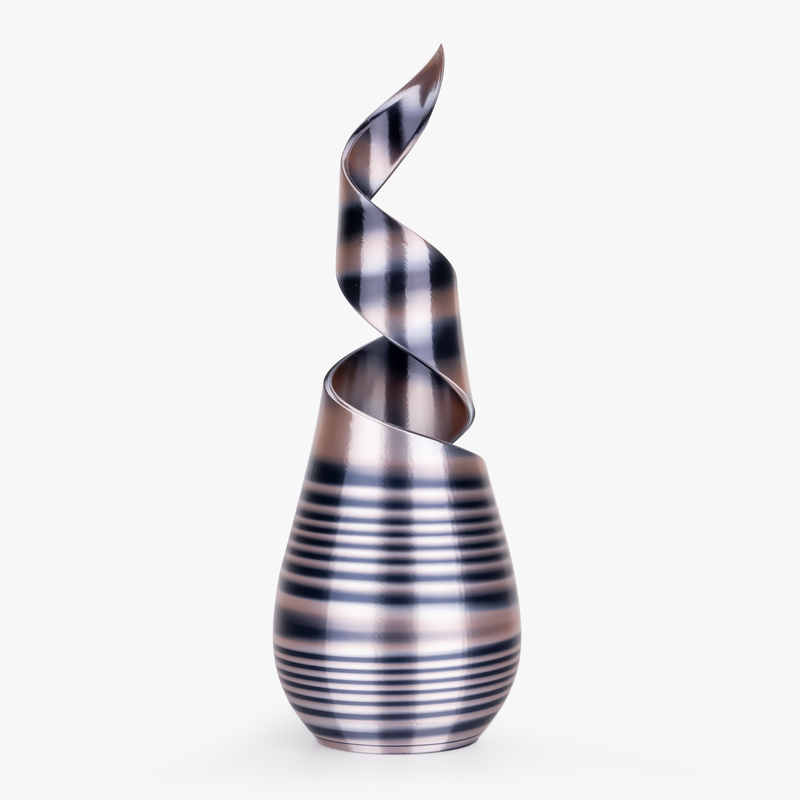 Amolen PLA Silk S-Series filament 1.75mm, 1kg spool, showcasing shiny, smooth 3D printer filament in a close-up view.
