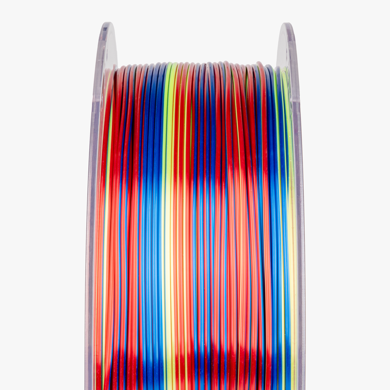 Amolen PLA Silk S-Series filament spool, 1.75mm, 1kg, with shiny silk finish, ready for 3D printing.