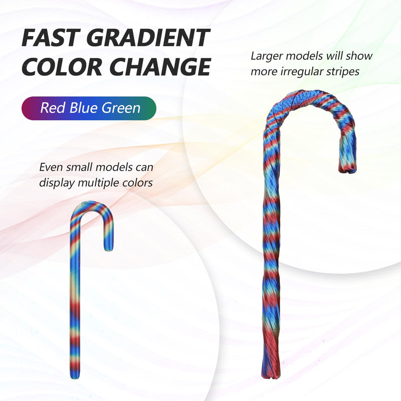 Amolen PLA Silk S-Series Variety Pack with four 200g spools of 1.75mm filament in vibrant colors, suitable for 3D printing.