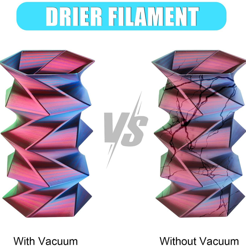 Amolen vacuum filament storage kit with a durable storage bag to keep 3D printing filaments organized and protected.