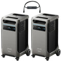 Anker SOLIX F3800 Plus Portable Power Station x2 + Double Voltage Hub
