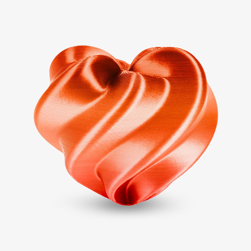 Amolen PLA Silk Shiny Gradient filament spool in 1.75mm, 1kg, showcasing vibrant, glossy color transitions for 3D printing.