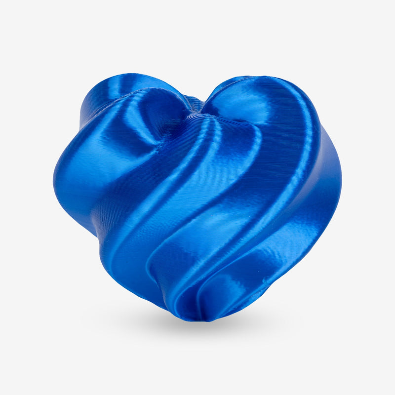 Amolen PLA Silk Basic 1.75mm 1kg spool of flexible, shiny 3D printing filament on a reel, suitable for high-quality 3D prints