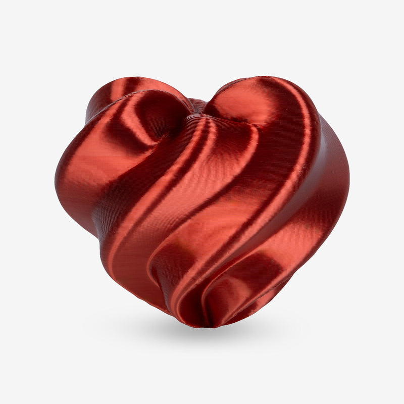 Amolen PLA Silk Basic 1.75mm 1kg spool of colorful 3D printing filament, showing the filament wound on the spool.