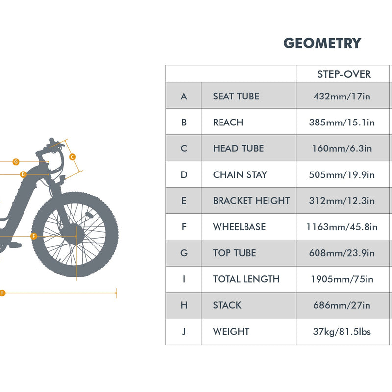 EUNORAU E-BIKE US FAT-AWD 3.0 electric bicycle with fat tires and sturdy frame, shown in a side view.