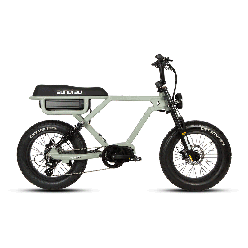 EUNORAU E-BIKE US FLASH 2.0 electric bicycle with sleek frame and modern design, ready for urban commuting.