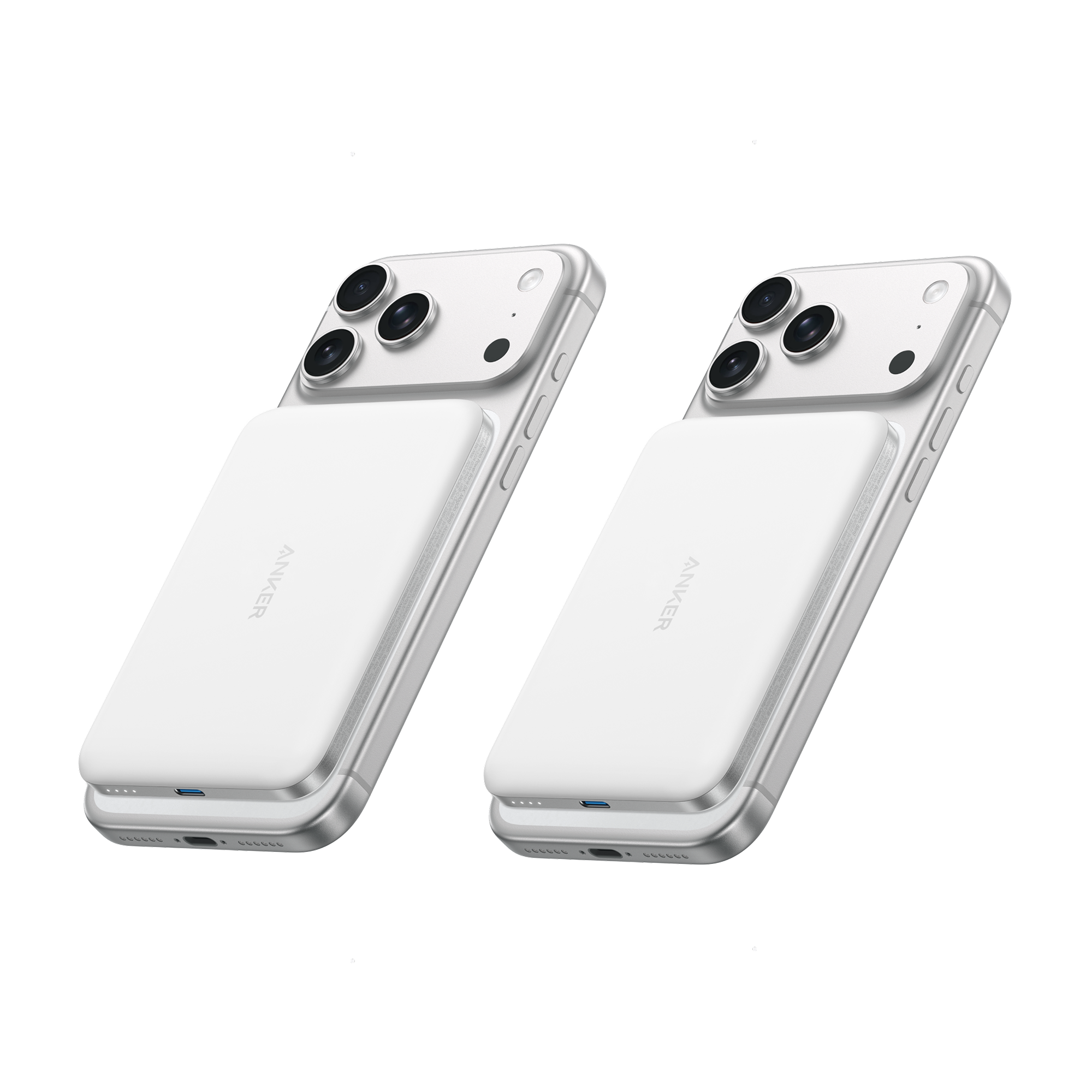 Anker Nano 5K MagGo slim power bank with a compact design, showing the portable charger on a neutral background.