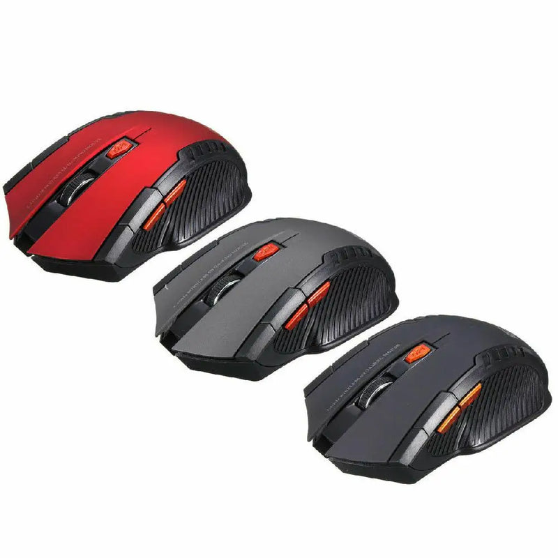 Mini wireless optical gaming mouse from Electronics Den with 2.4GHz connectivity and ergonomic design.