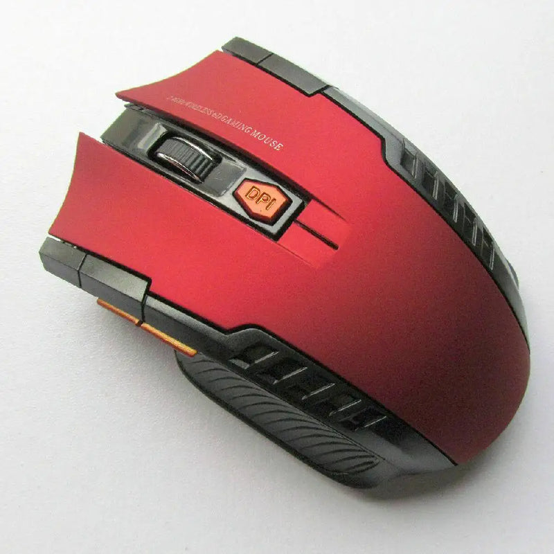 Mini wireless gaming mouse with 2.4GHz optical sensor from Electronics Den, compact design suitable for gaming and everyday use.