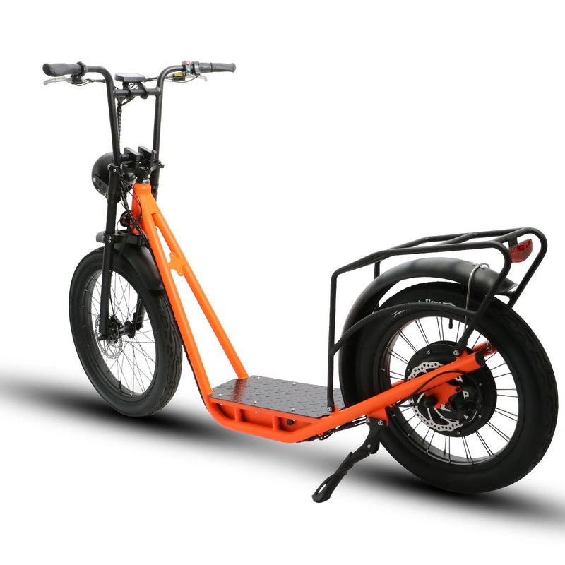 EUNORAU E-BIKE US JUMBO electric bicycle with sturdy frame and large wheels, ready for urban commuting and outdoor adventures.