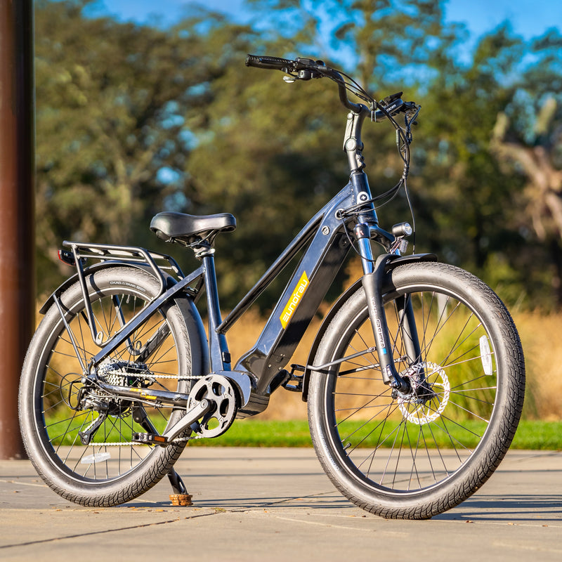 EUNORAU E-BIKE US META275 1.0 electric bicycle with sleek frame and modern design, ready for urban commuting.