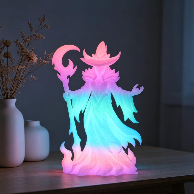 Amolen glow-in-the-dark PLA filament spool, 1.75mm, 5 meters, showcasing the luminous, flexible 3D printing filament material.