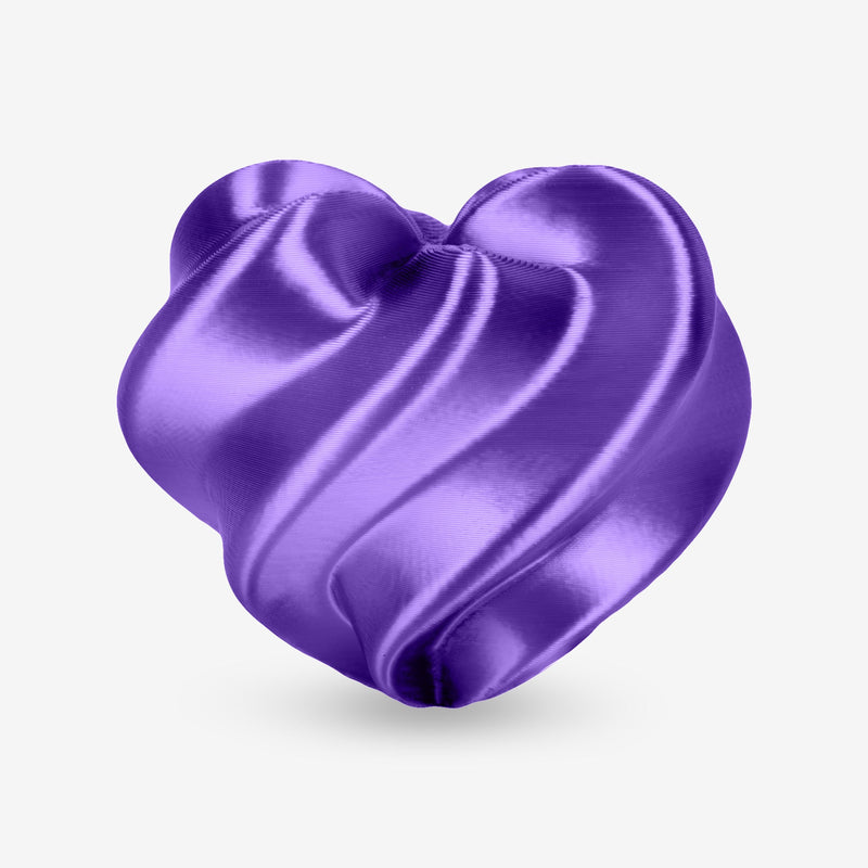Purple Amolen PLA Silk Basic 1.75mm filament spool for 3D printing, showing the smooth, shiny filament wound on the spool.