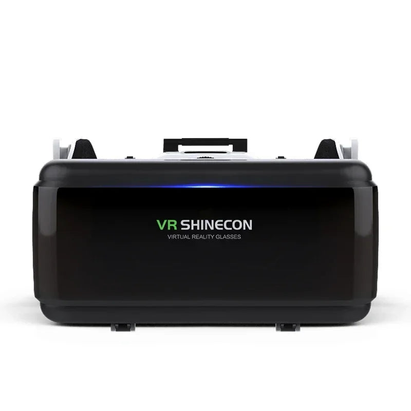 Electronics Den 3D VR glasses with adjustable head strap and immersive viewing lenses, designed for virtual reality experiences.