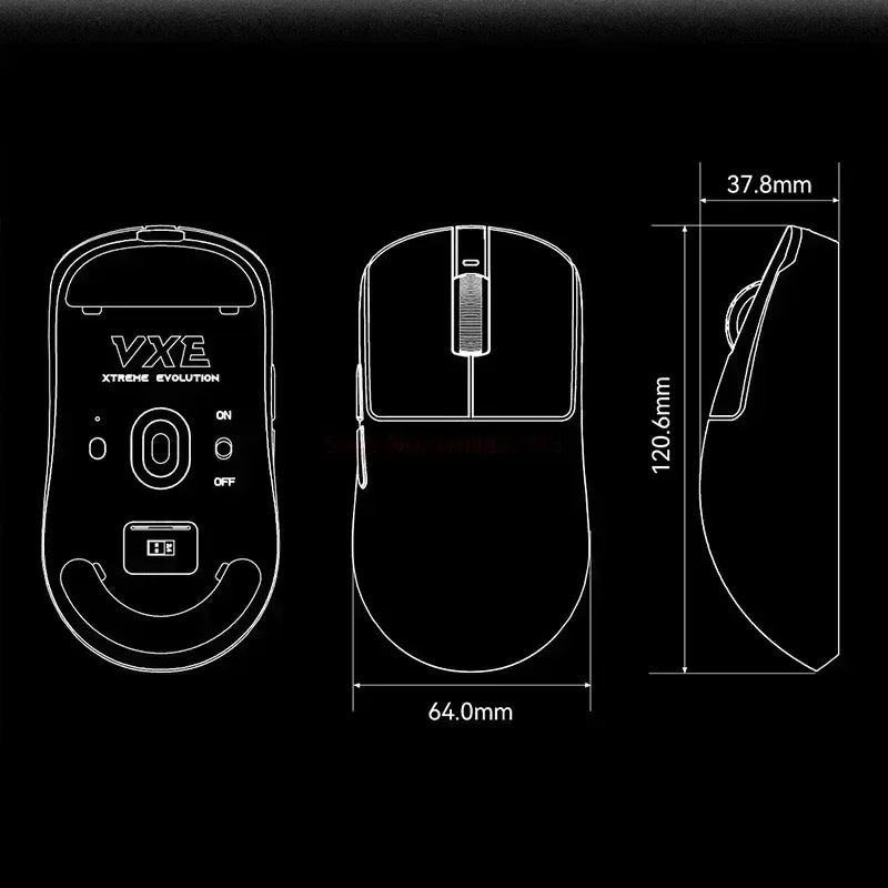 Dragonfly R1 Pro Max gaming mouse by Electronics Den featuring ergonomic design and customizable buttons for precision gaming.
