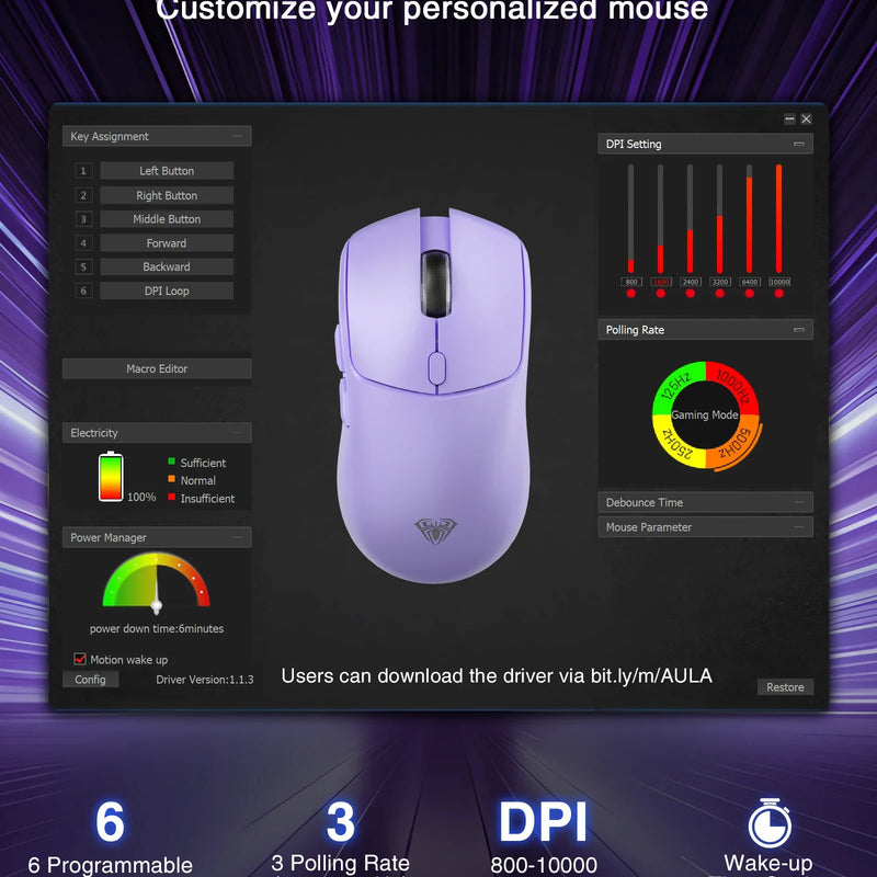Tri-mode rechargeable ergonomic Bluetooth mouse from Electronics Den shown with black and silver design, ergonomic shape and connectivity options.