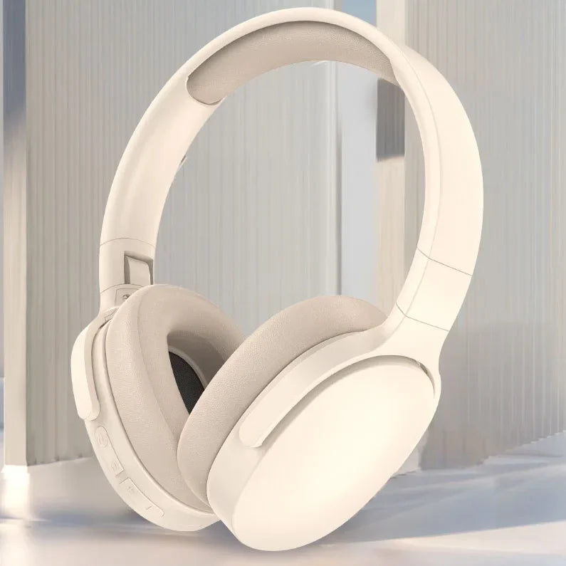 Wireless Xiaomi headphones with sleek design and in-ear fit, shown in black with ear tips and control buttons visible.