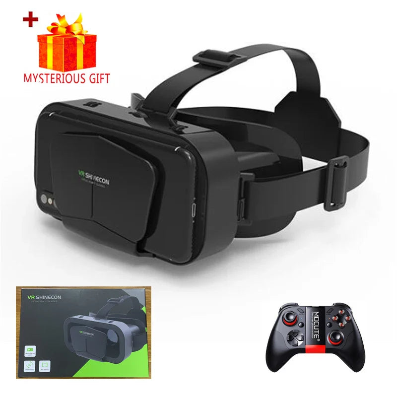 Shinecon Virtual Reality Viar 3D VR glasses from Electronics Den with adjustable head straps and lens for immersive VR experience