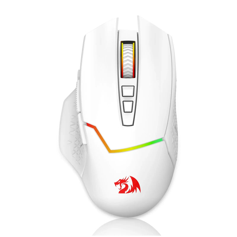 Wireless Gaming Mouse M690 PRO by Electronics Den with ergonomic design and customizable buttons, shown in black.