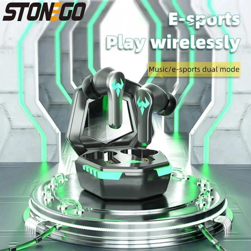 Wireless TWS gaming earbuds by Electronics Den with sleek design and in-ear fit, ideal for immersive gaming audio.