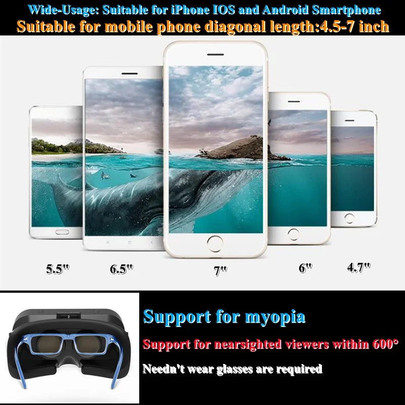 Shinecon Virtual Reality Viar 3D VR glasses from Electronics Den with adjustable head strap and lens for immersive 3D experiences.