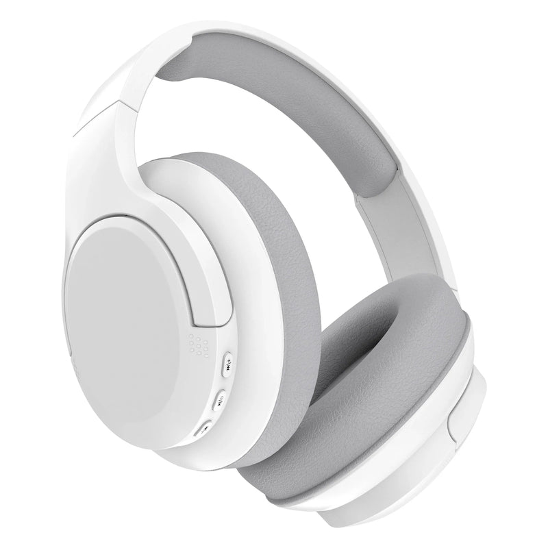 Bluetooth wireless over-ear headphones by Electronics Den with cushioned ear cups and sleek black design.
