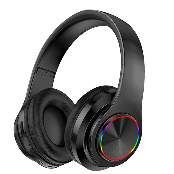 Wireless Bluetooth headphones B39 by Electronics Den with over-ear design and cushioned ear cups for comfortable listening.