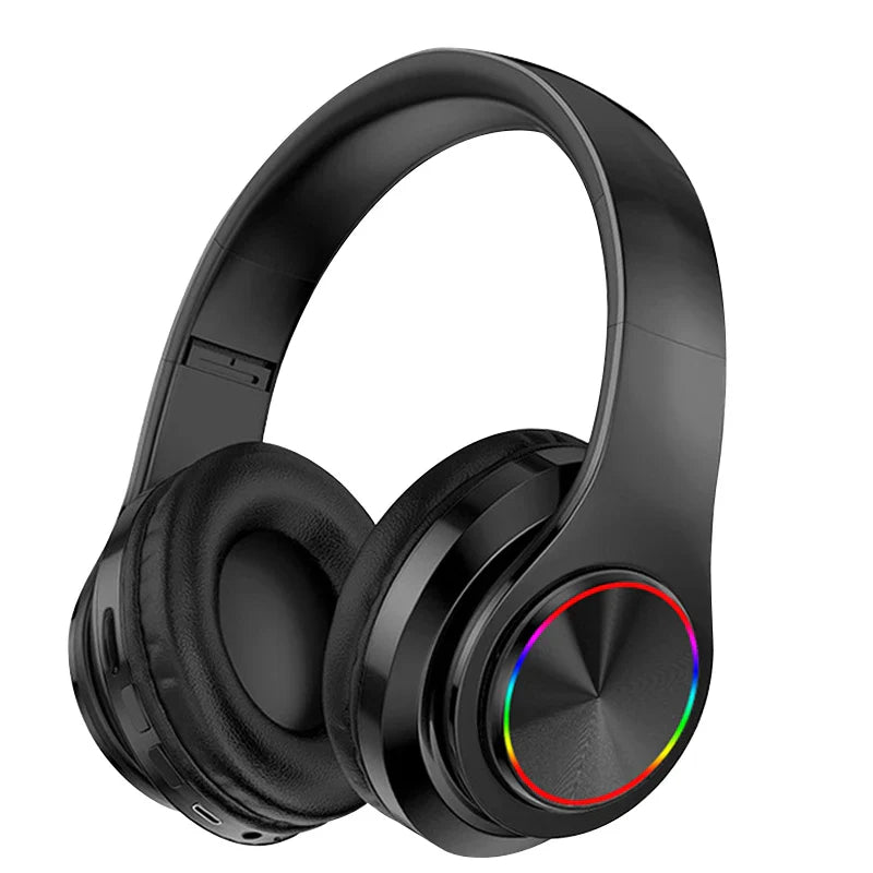 Wireless Bluetooth headphones B39 by Electronics Den with over-ear design and cushioned ear cups for comfortable listening.