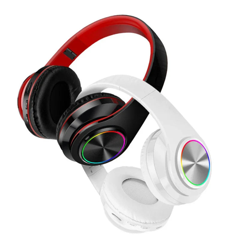Wireless Bluetooth headphones from Electronics Den with sleek design and comfortable ear cushions, ideal for music and calls.
