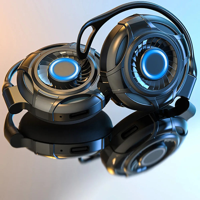 Wireless Bluetooth running earbuds S660 TWS by Electronics Den, sleek black design with in-ear fit and charging case.