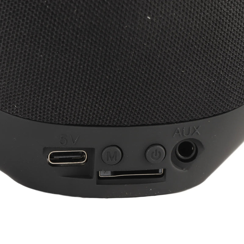 Dog-shaped portable Bluetooth speaker with stereo sound and subwoofer, compact design by Electronics Den.