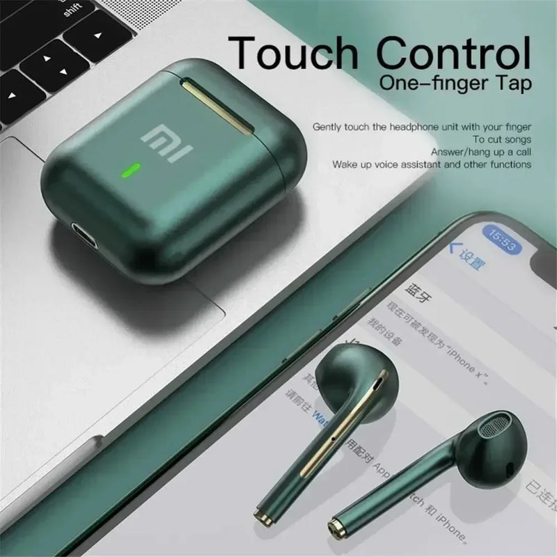 Xiaomi true wireless earbuds with sleek black design and compact charging case, ideal for on-the-go listening.
