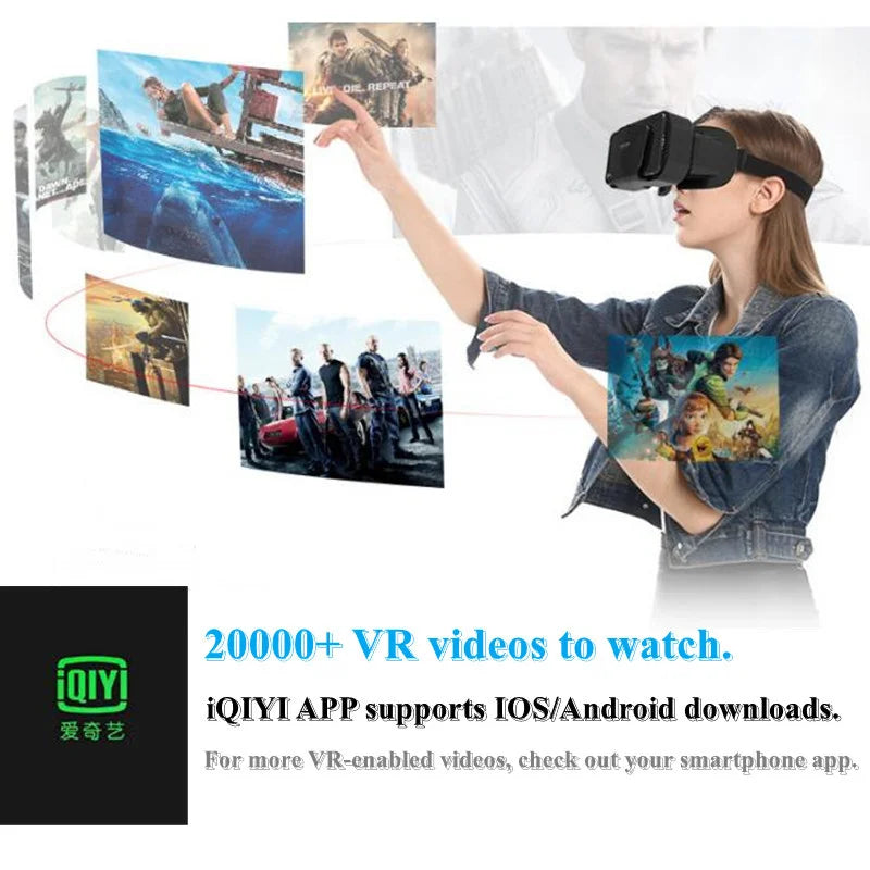 Shinecon Virtual Reality Viar 3D VR glasses from Electronics Den, showing black VR headset with adjustable straps and lenses.