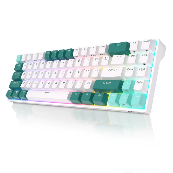 Tri-mode mechanical keyboard from Electronics Den featuring customizable key switches and RGB backlighting.