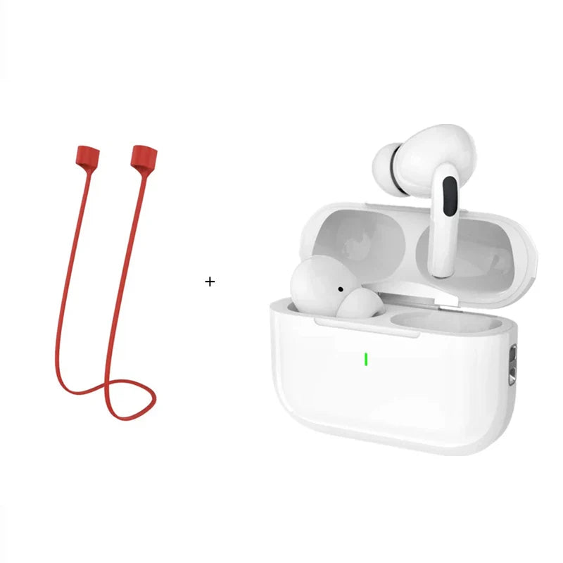 Wireless Bluetooth earphones from Electronics Den with sleek design, charging case, and in-ear fit for high-quality audio.