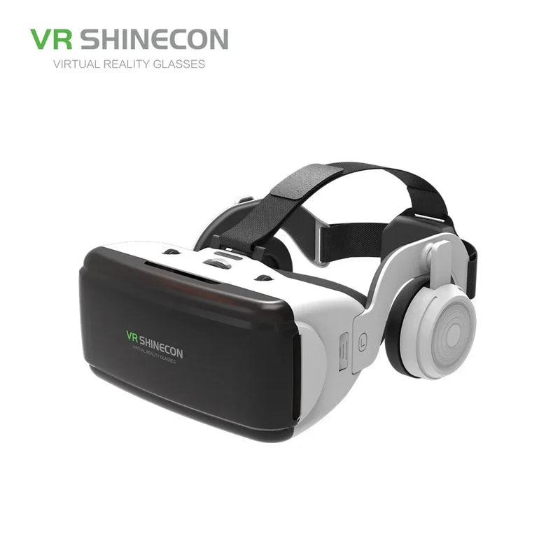3D VR glasses by Electronics Den with adjustable head straps and immersive virtual reality display for gaming and entertainment.