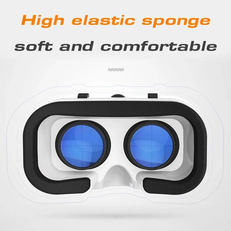 Shinecon Viar virtual reality VR glasses with adjustable head strap and lenses, designed for immersive VR experience.