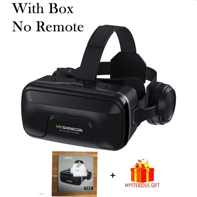 Shinecon Virtual Reality Viar 3D VR glasses with adjustable head strap and immersive viewing lenses for enhanced virtual experiences